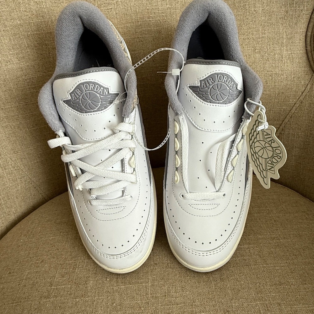 Nike Air Jordan 2 Retro Low Python. BRAND NEW!! M-11.5 White/Cement Gray - Picture 4 of 9